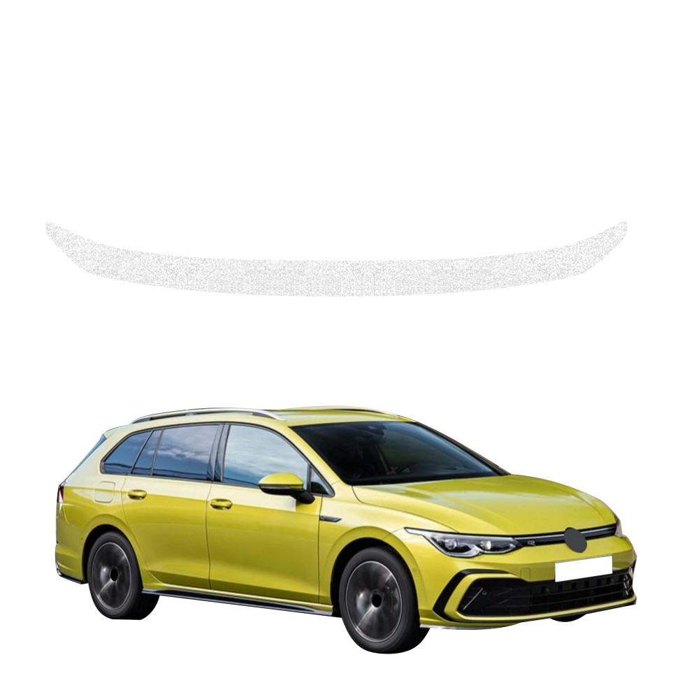 Powłoka techniczna na próg bagażnika do Volkswagen Golf 8 Variant (2024-2026) GRIZZ HeavyDuty Biała