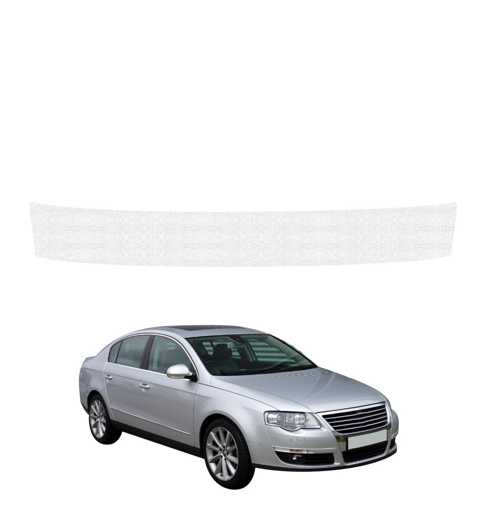 Powłoka techniczna na próg bagażnika do Volkswagen Passat B6 Sedan (2005-2010) GRIZZ HeavyDuty Biała