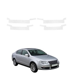 Powłoka techniczna na progi do Volkswagen Passat B6 Sedan (2005-2010) GRIZZ 4w1 HeavyDuty Biała