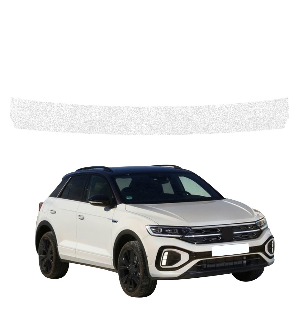Powłoka techniczna na próg bagażnika do Volkswagen T-Roc (2021-2025) GRIZZ HeavyDuty Biała