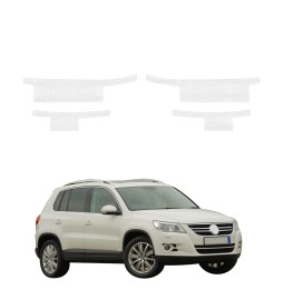 Powłoka techniczna na progi do Volkswagen Tiguan 5D (2007-2011) GRIZZ 4w1 HeavyDuty Biała