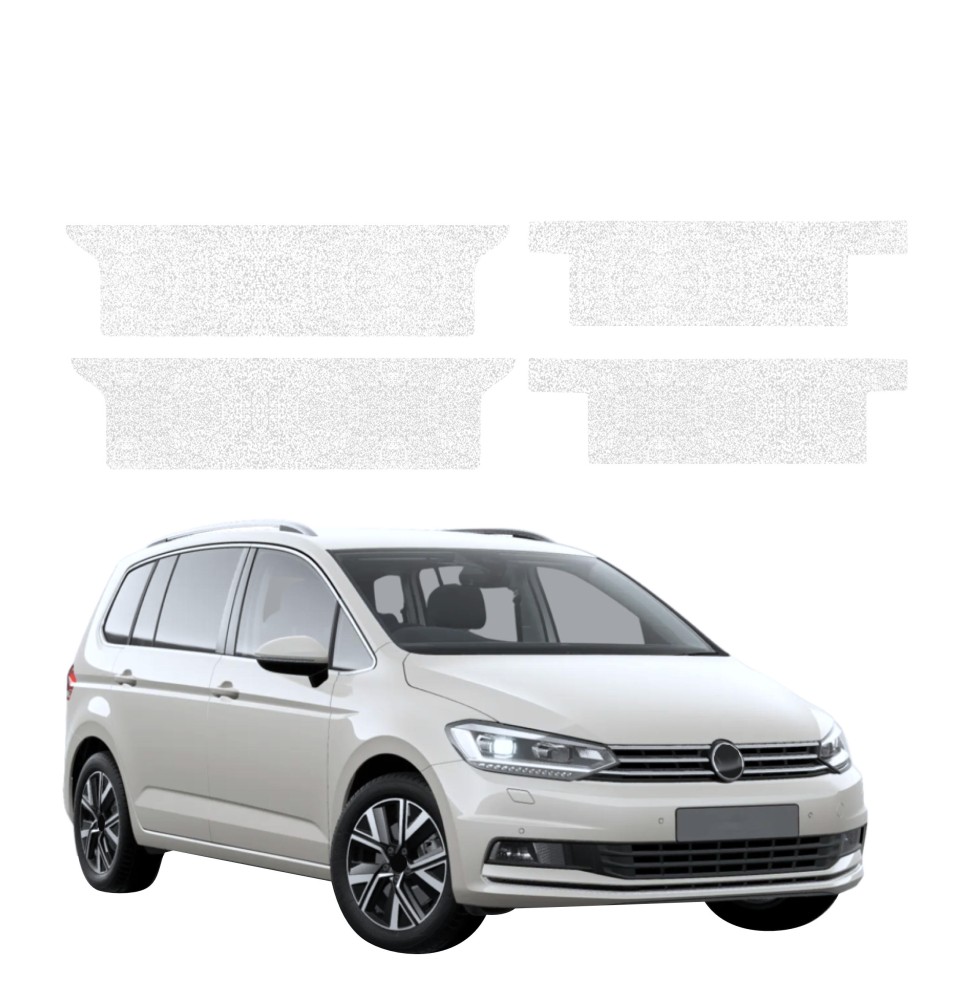 Powłoka techniczna na progi do Volkswagen Touran (2024-2026) GRIZZ 4w1 HeavyDuty Biała