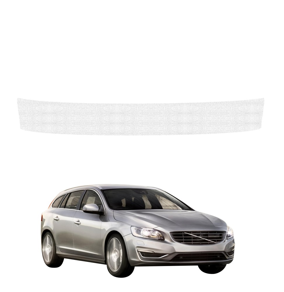 Powłoka techniczna na próg bagażnika do Volvo V60 Kombi (2011-2018) GRIZZ HeavyDuty Biała