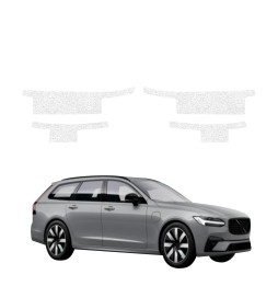 Powłoka techniczna na progi do Volvo V90 (2021-2026) GRIZZ 4w1 HeavyDuty Biała