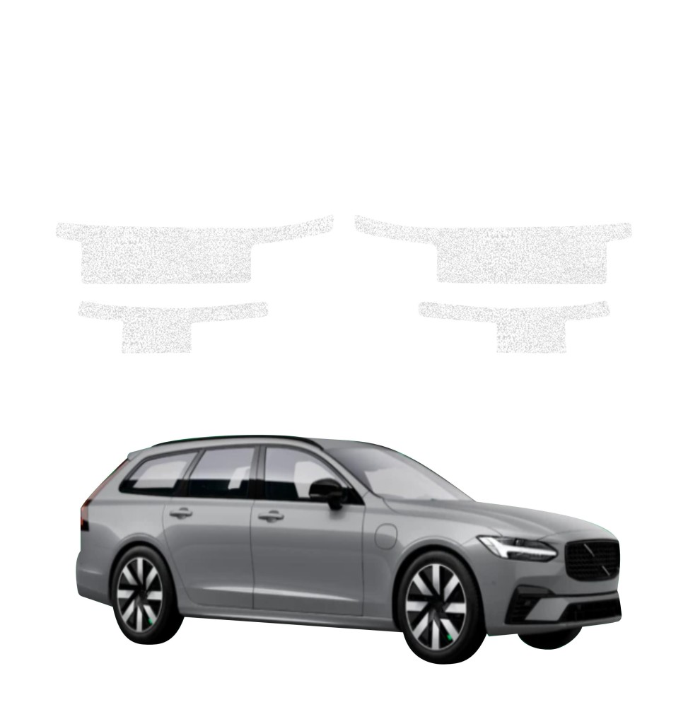 Powłoka techniczna na progi do Volvo V90 (2021-2026) GRIZZ 4w1 HeavyDuty Biała