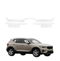 Powłoka techniczna na progi do Volvo XC40 (2022-2026) GRIZZ 4w1 HeavyDuty Biała