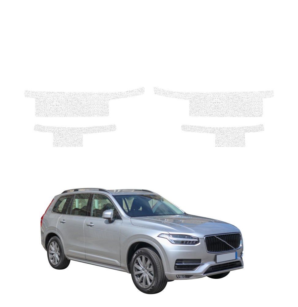 Powłoka techniczna na progi do Volvo XC90 (2014-2024) GRIZZ 4w1 HeavyDuty Biała