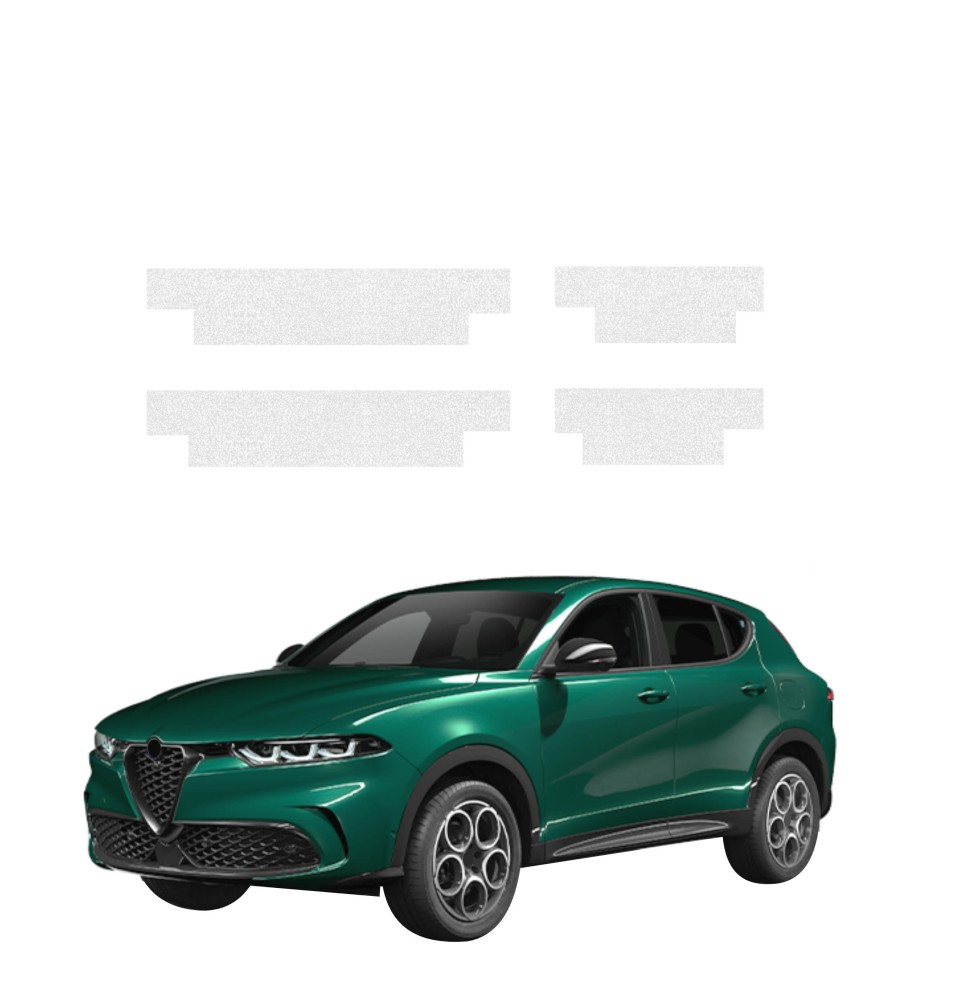 Powłoka techniczna na progi do Alfa Romeo Tonale (2022-2026) GRIZZ 4w1 HeavyDuty Bezbarwna