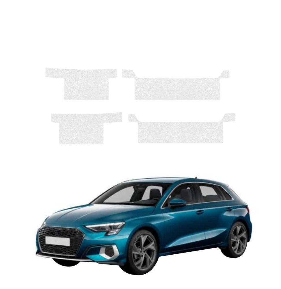 Powłoka techniczna na progi do Audi A3 8Y Sportback (2020-2023) GRIZZ 4w1 HeavyDuty Bezbarwna