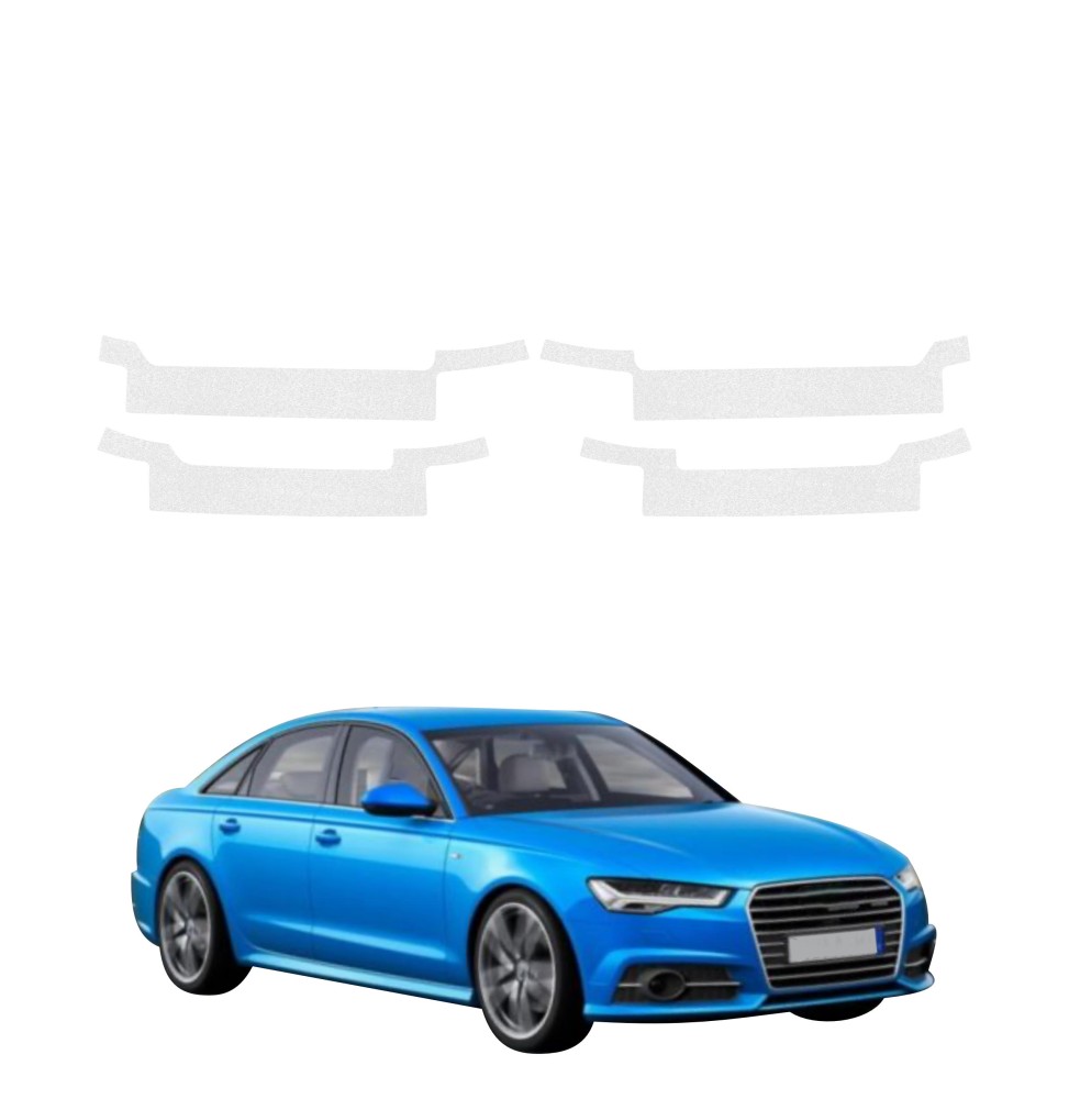 Powłoka techniczna na progi do Audi A6 C7 Sedan Facelifting (2014-2018) GRIZZ 4w1 HeavyDuty Bezbarwna