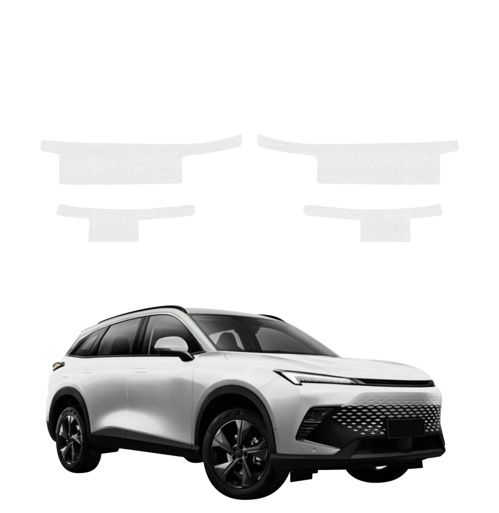 Powłoka techniczna na progi do BAIC BEIJING 5 (2023-2026) GRIZZ 4w1 HeavyDuty Bezbarwna