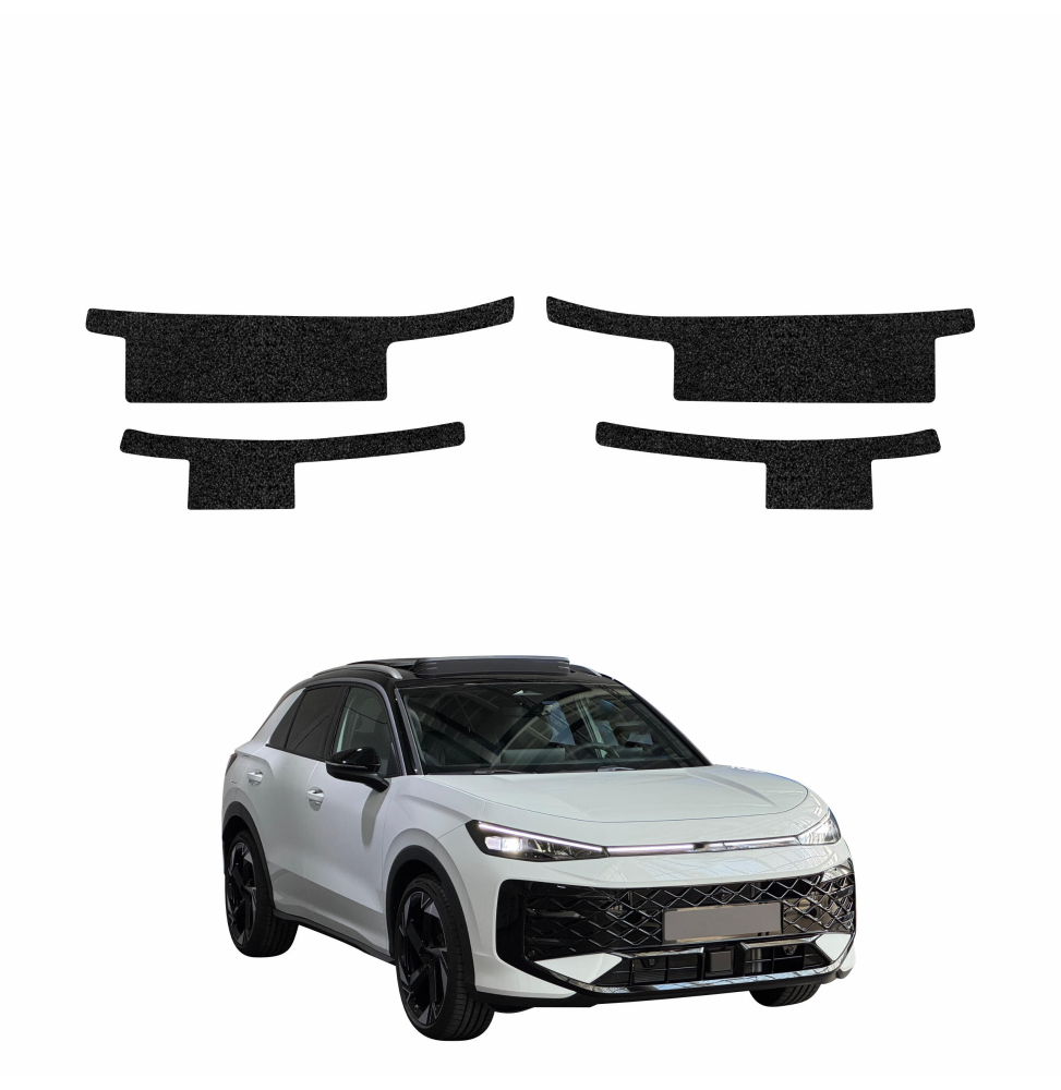 Powłoka techniczna na progi do Volkswagen T-Roc (2025-2026) GRIZZ 4w1 HeavyDuty Czarna