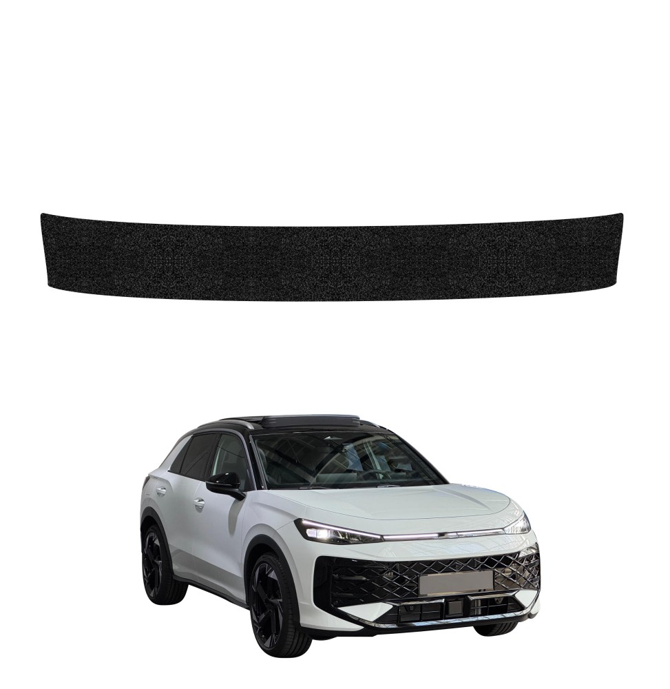 Powłoka techniczna na próg bagażnika do Volkswagen T-Roc (2025-2026) GRIZZ HeavyDuty Czarna
