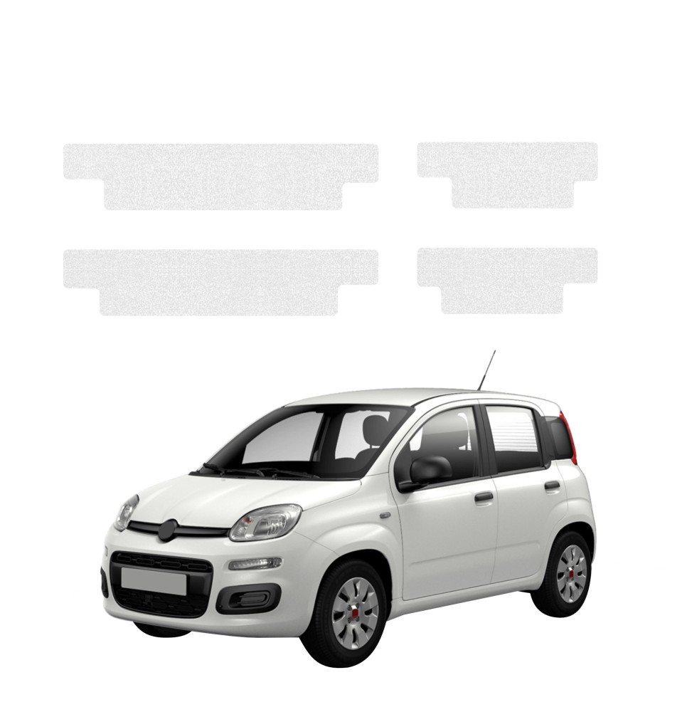 Powłoka techniczna na progi do Fiat Panda (2020-2026) GRIZZ 4w1 HeavyDuty Bezbarwna