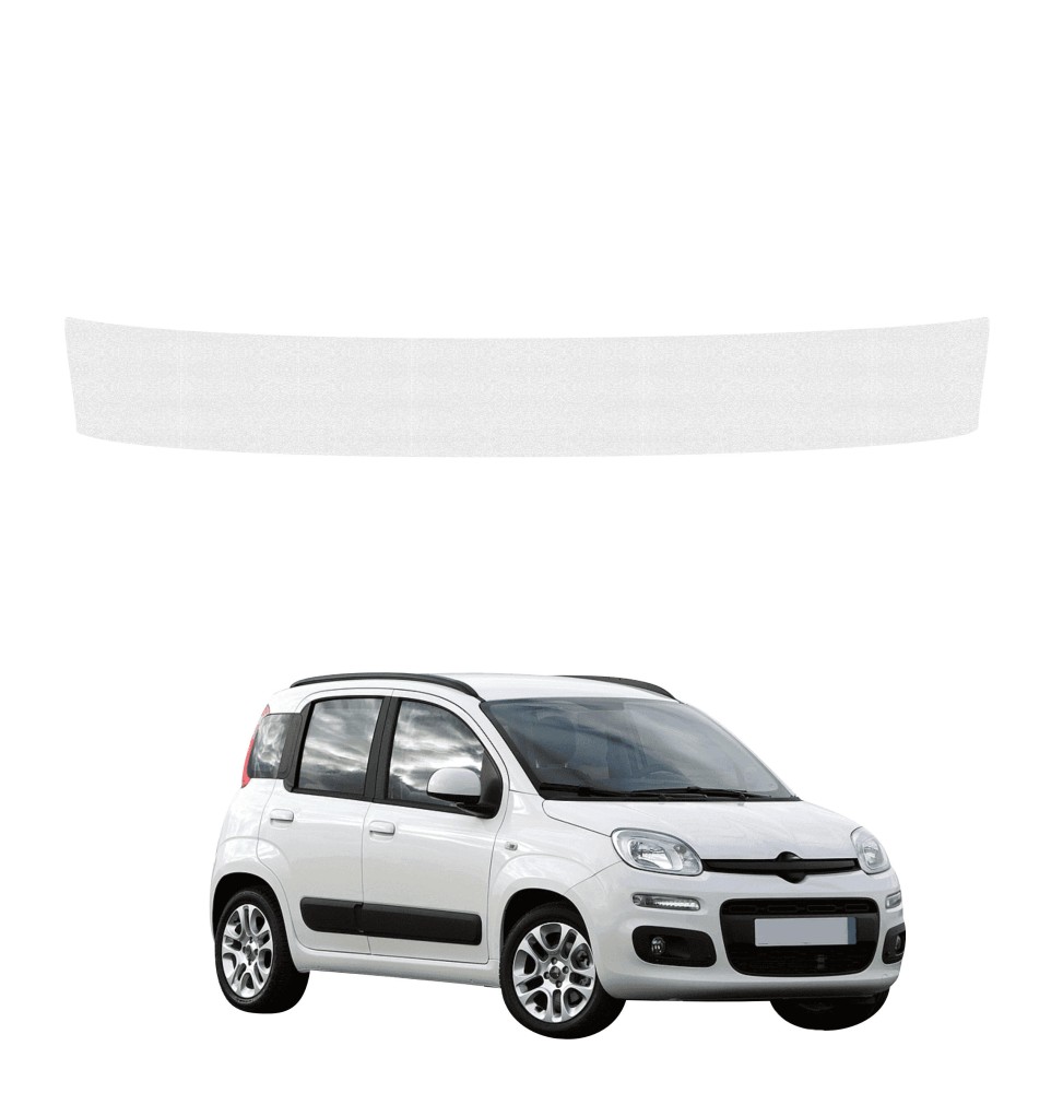 Powłoka techniczna na próg bagażnika do Fiat Panda 3 Hatchback 5D (2011-2016) GRIZZ HeavyDuty Bezbarwna