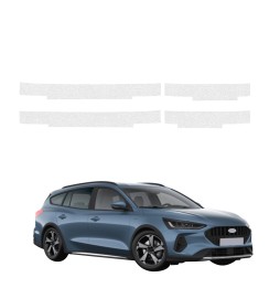 Powłoka techniczna na progi do Ford Focus Active X Kombi Facelift (2021-2025) GRIZZ 4w1 HeavyDuty Bezbarwna