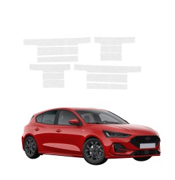 Powłoka techniczna na progi do Ford Focus ST-Line X Hatchback Facelift (2021-2025) GRIZZ 12w1 HeavyDuty Bezbarwna