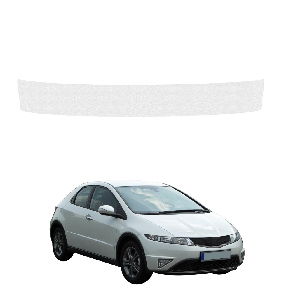 Powłoka techniczna na próg bagażnika do Honda Civic 8 Hatchback 5D (2009-2011) GRIZZ HeavyDuty Bezbarwna