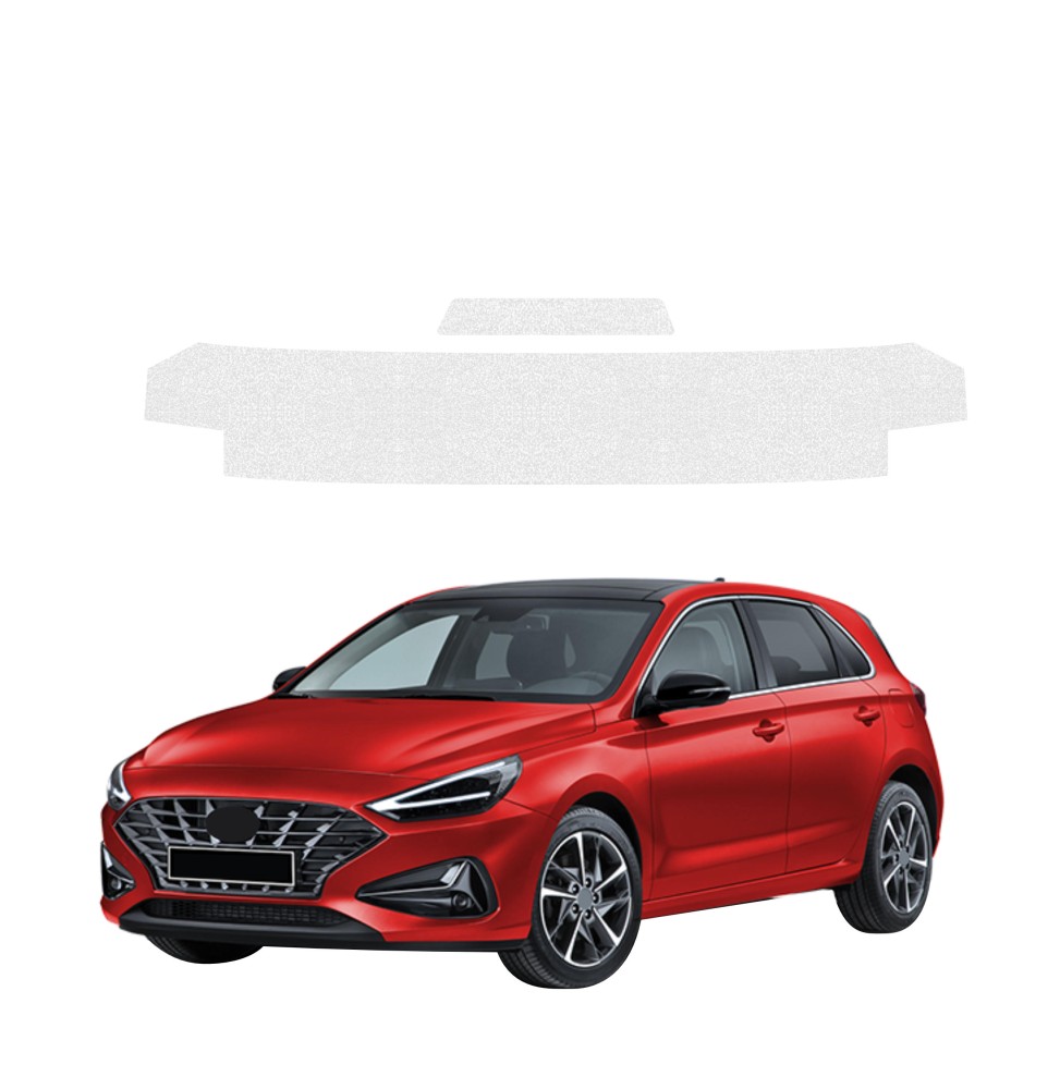 Powłoka techniczna na próg bagażnika do Hyundai i30 Hatchback (2020-2026) GRIZZ 2w1 HeavyDuty Bezbarwna