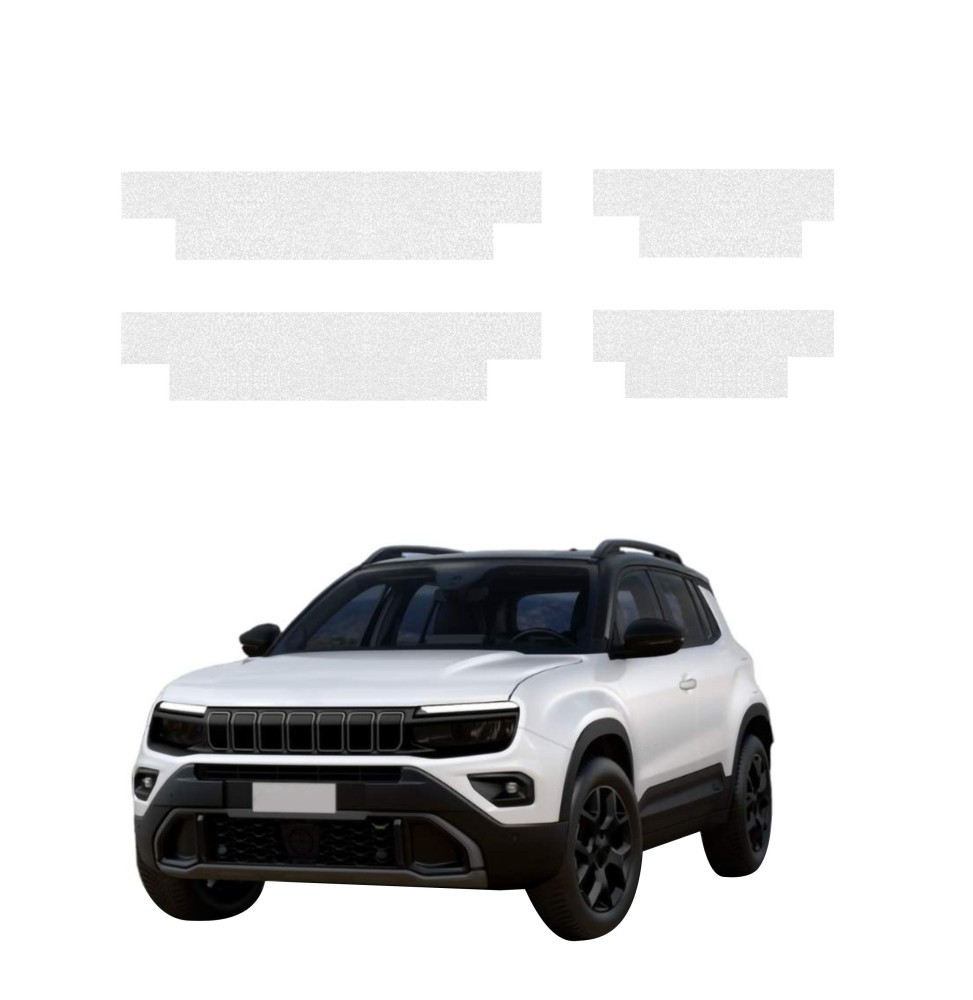 Powłoka techniczna na progi do Jeep Avenger (2023-2026) GRIZZ 4w1 HeavyDuty Bezbarwna