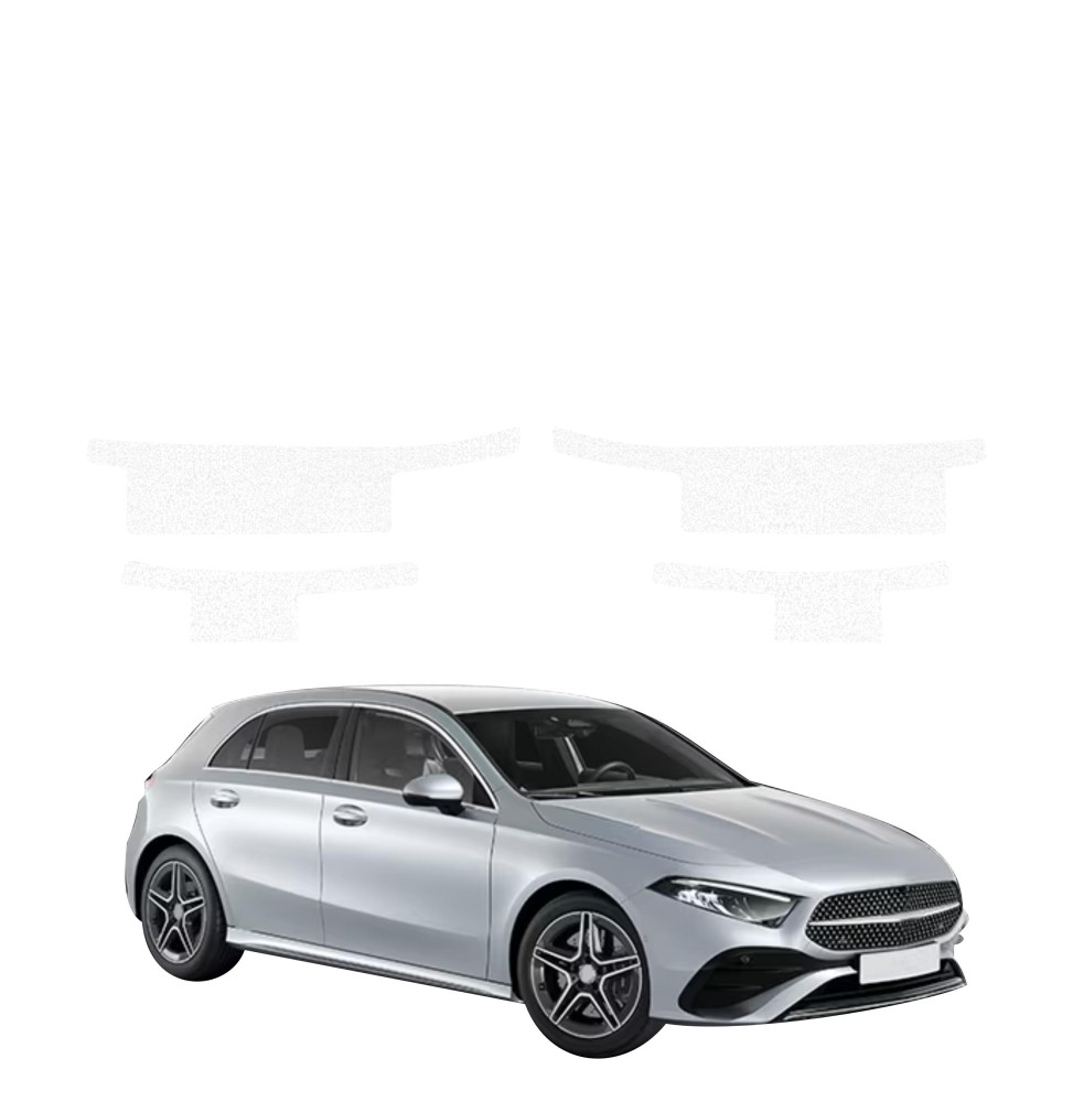 Powłoka techniczna na progi do Mercedes A Klasa W177 (2018-2026) GRIZZ 4w1 HeavyDuty Bezbarwna