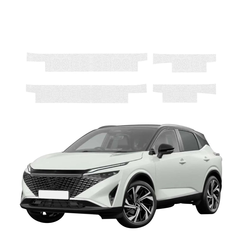 Powłoka techniczna na progi do Nissan Qashqai 3 Facelift (2024-2026) GRIZZ 4w1 HeavyDuty Bezbarwna