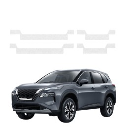 Powłoka techniczna na progi do Nissan X-Trail Facelift (2024-2026) GRIZZ 4w1 HeavyDuty Bezbarwna