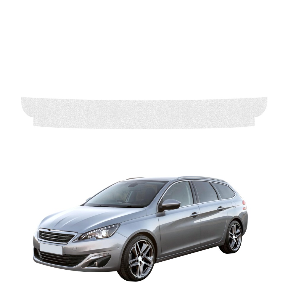 Powłoka techniczna na próg bagażnika do Peugeot 308 Kombi (2013-2021) GRIZZ HeavyDuty Bezbarwna