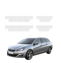 Powłoka techniczna na progi do Peugeot 308 Kombi (2013-2021) GRIZZ 4w1 HeavyDuty Bezbarwna