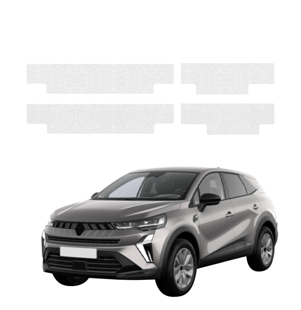 Powłoka techniczna na progi do Renault Captur (2024-2026) GRIZZ 4w1 HeavyDuty Bezbarwna