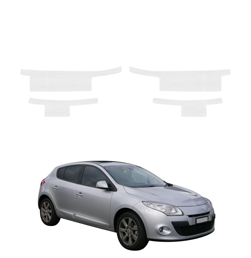 Powłoka techniczna na progi do Renault Megane 3 Kombi 5D (2008-2012) GRIZZ 4w1 HeavyDuty Bezbarwna