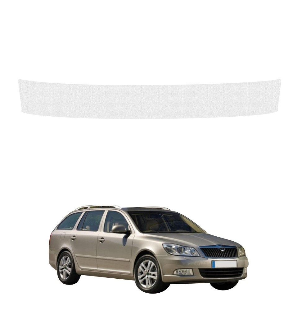 Powłoka techniczna na próg bagażnika do Skoda Octavia 2 Kombi Facelifting (2008-2013) GRIZZ HeavyDuty Bezbarwna