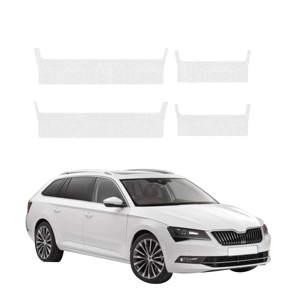 Powłoka techniczna na progi do Skoda Superb 3 Combi (2015-2019) GRIZZ 4w1 HeavyDuty Bezbarwna