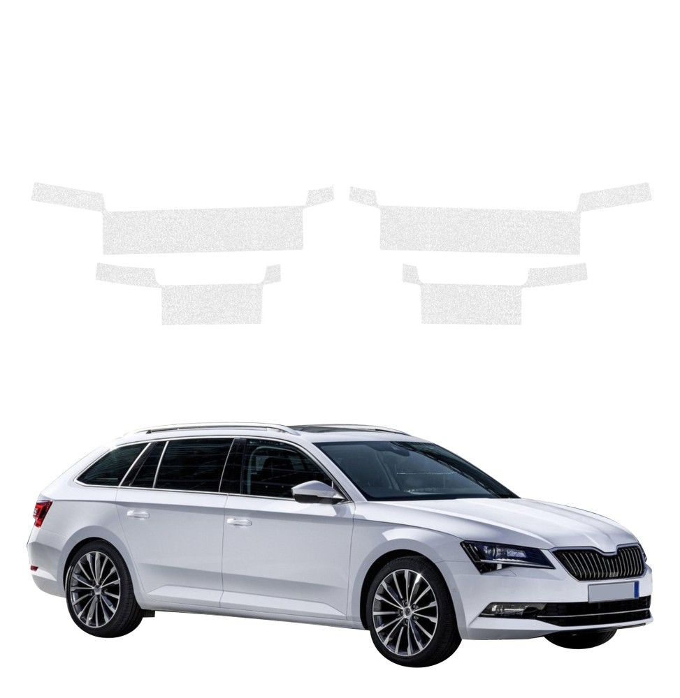 Powłoka techniczna na progi do Skoda Superb 3 Combi (2016-2019) GRIZZ 4w1 HeavyDuty Bezbarwna