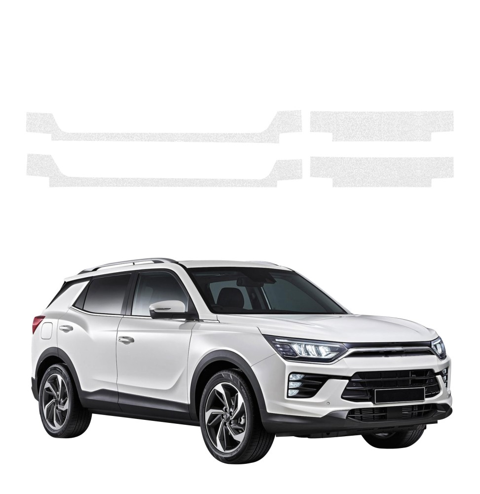 Powłoka techniczna na progi do SsangYong Korando (2023-2026) GRIZZ 4w1 HeavyDuty Bezbarwna