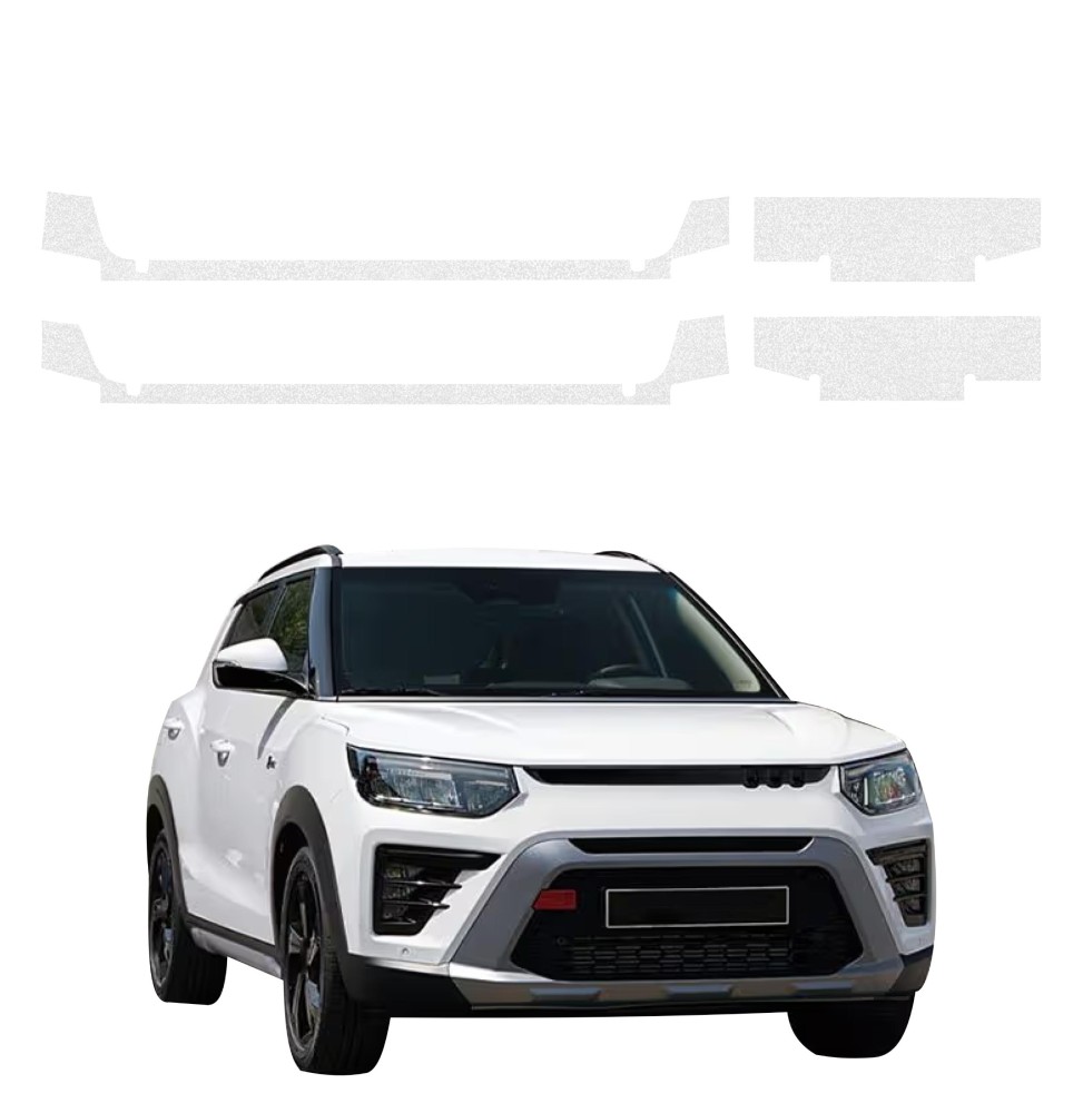 Powłoka techniczna na progi do SsangYong Tivoli (2023-2026) GRIZZ 4w1 HeavyDuty Bezbarwna