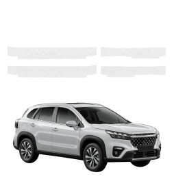 Powłoka techniczna na progi do Suzuki S-Cross (2021-2026) GRIZZ 4w1 HeavyDuty Bezbarwna
