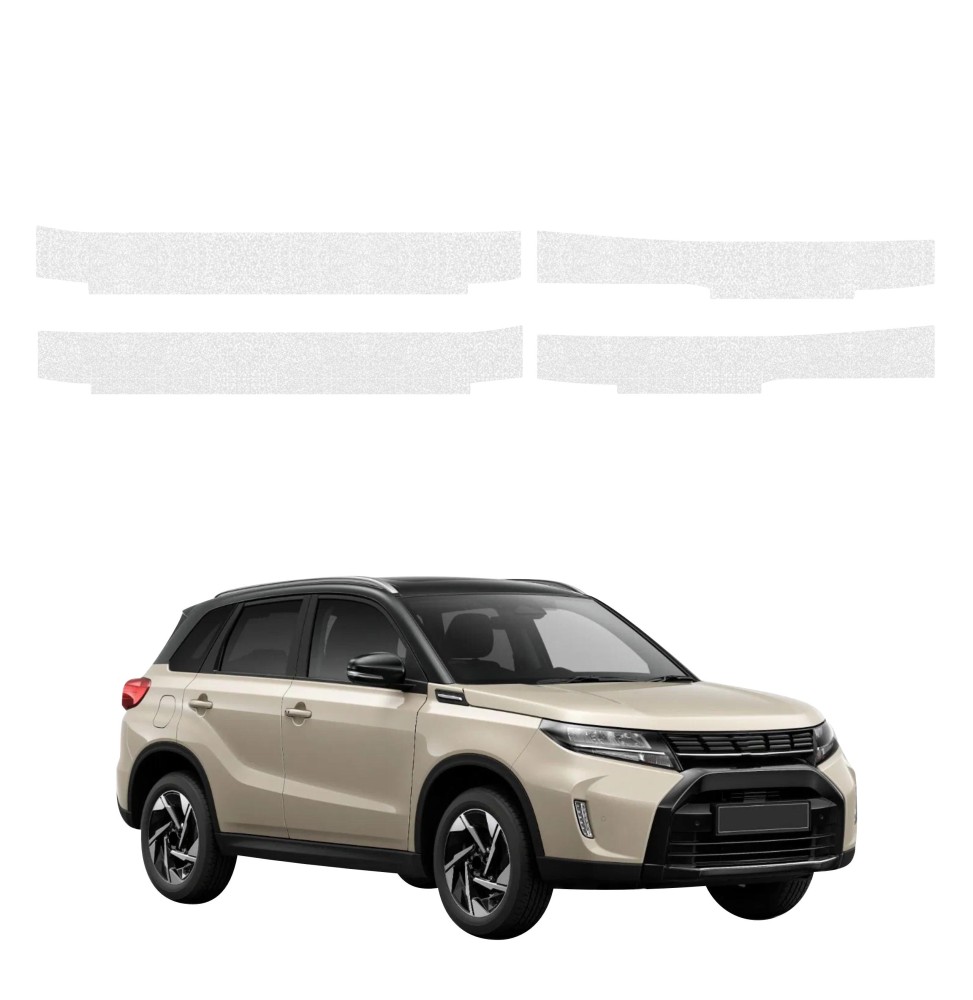 Powłoka techniczna na progi do Suzuki Vitara Facelift (2024-2026) GRIZZ 4w1 HeavyDuty Bezbarwna