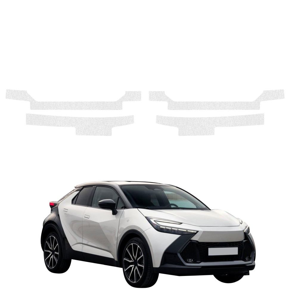 Powłoka techniczna na progi do Toyota C-HR (2023-2026) GRIZZ 4w1 HeavyDuty Bezbarwna