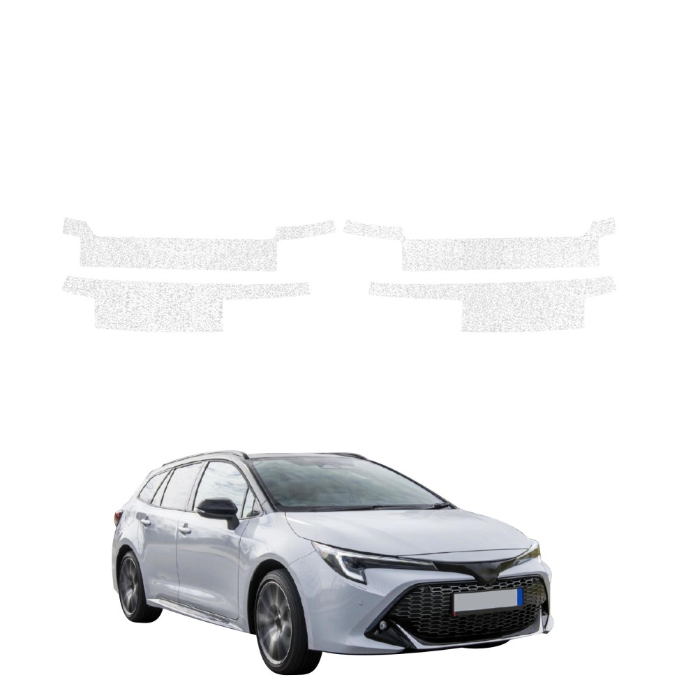 Powłoka techniczna na progi do Toyota Corolla Kombi (2019-2022) GRIZZ 4w1 HeavyDuty Bezbarwna