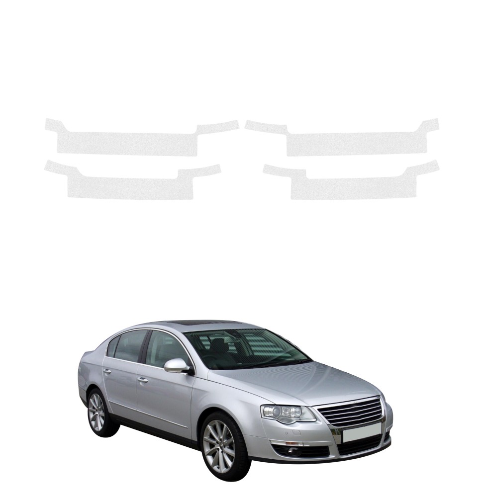 Powłoka techniczna na progi do Volkswagen Passat B6 Sedan (2005-2010) GRIZZ 4w1 HeavyDuty Bezbarwna