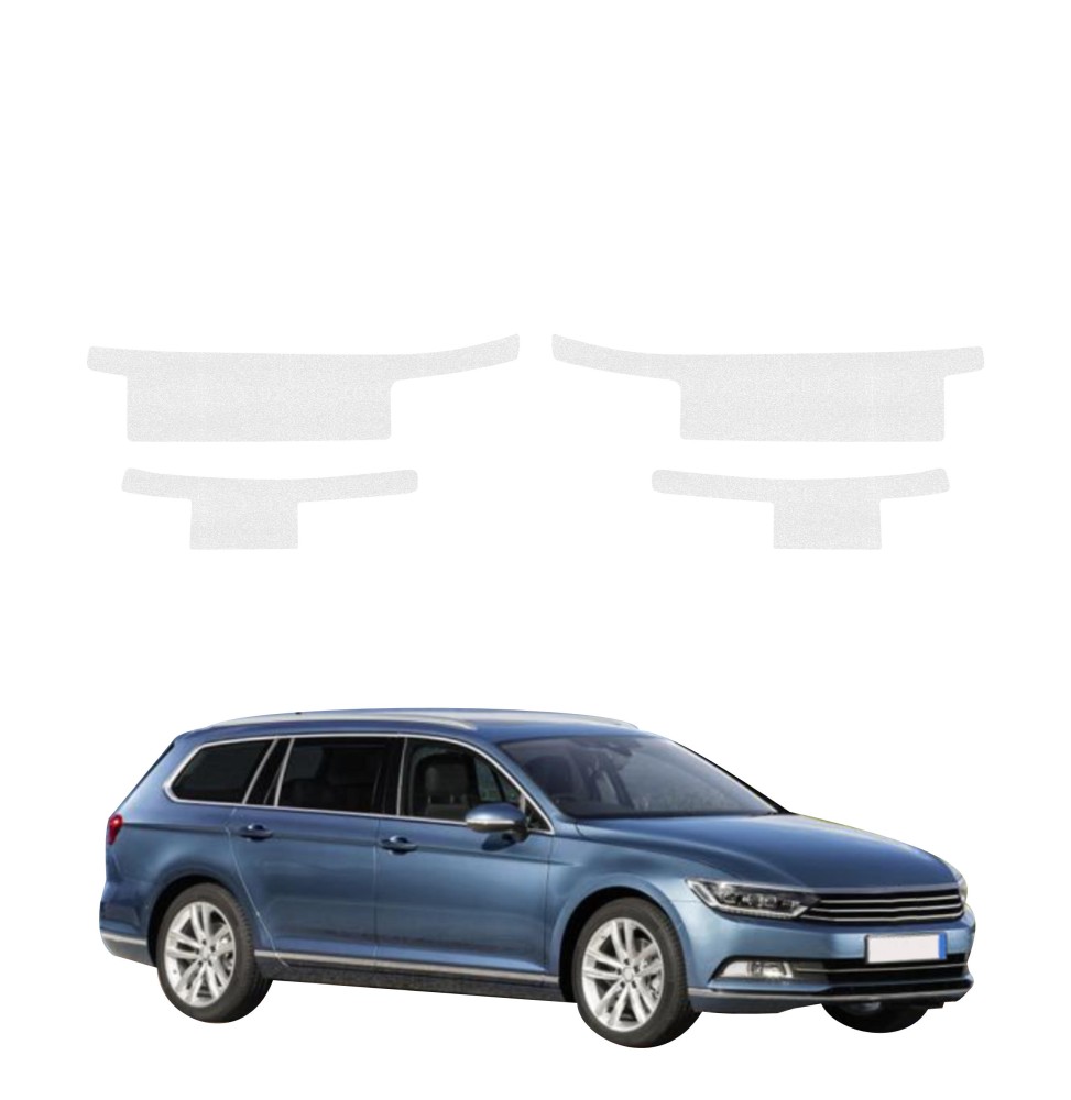 Powłoka techniczna na progi do Volkswagen Passat B8 Kombi (2014-2022) GRIZZ 4w1 HeavyDuty Bezbarwna