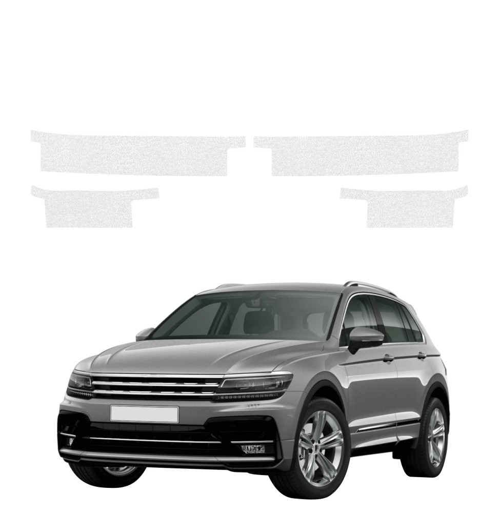 Powłoka techniczna na progi do Volkswagen Tiguan 2 (2016-2020) GRIZZ 4w1 HeavyDuty Bezbarwna
