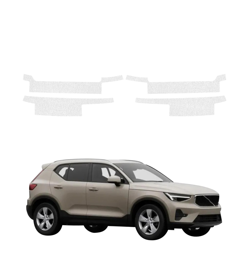 Powłoka techniczna na progi do Volvo XC40 (2022-2026) GRIZZ 4w1 HeavyDuty Bezbarwna