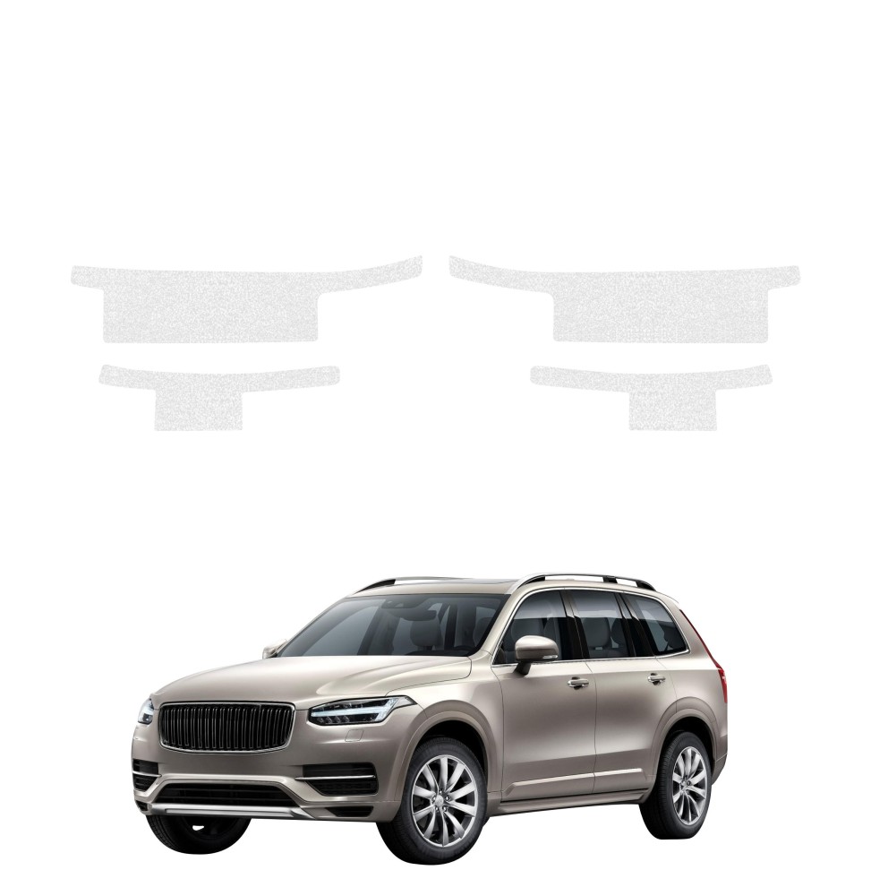Powłoka techniczna na progi do Volvo XC90 (2015-2020) GRIZZ 4w1 HeavyDuty Bezbarwna