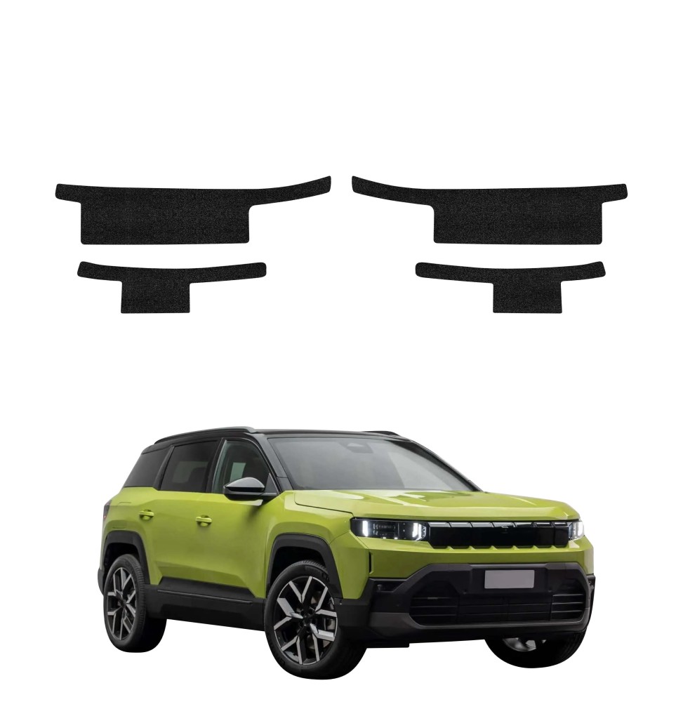 Powłoka techniczna na progi do Jeep Compass (2025-2026) GRIZZ 4w1 HeavyDuty Czarna