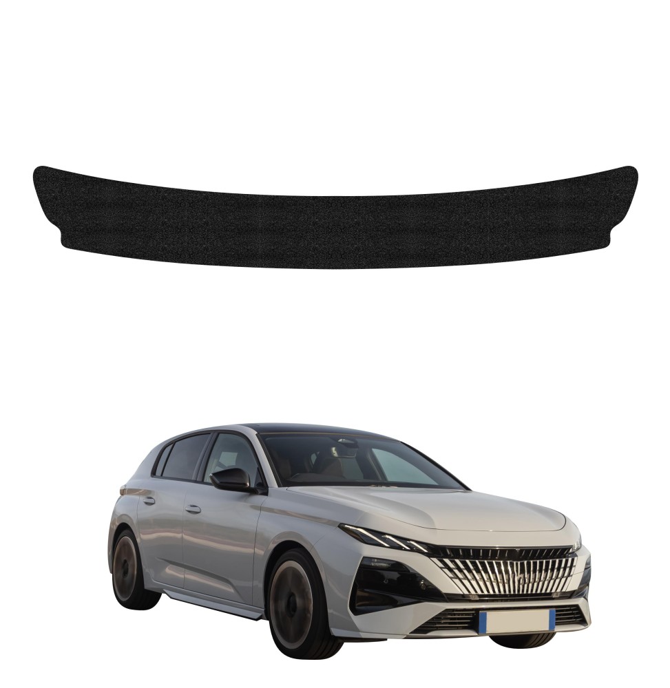 Powłoka techniczna na próg bagażnika do Peugeot 308 GT Hatchback (2026) GRIZZ HeavyDuty Czarna
