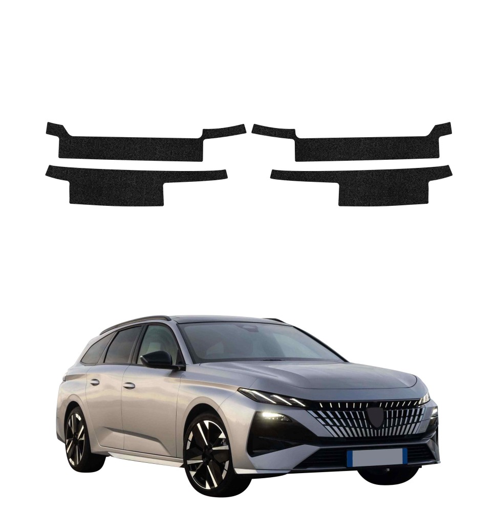 Powłoka techniczna na progi do Peugeot 308 SW (2026) GRIZZ 4w1 HeavyDuty Czarna
