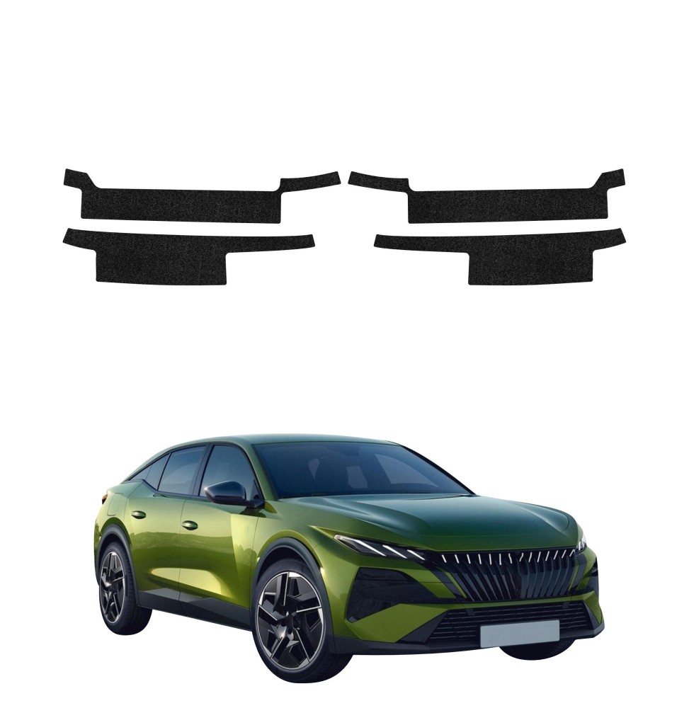 Powłoka techniczna na progi do Peugeot 408 GT (2026) GRIZZ 4w1 HeavyDuty Czarna
