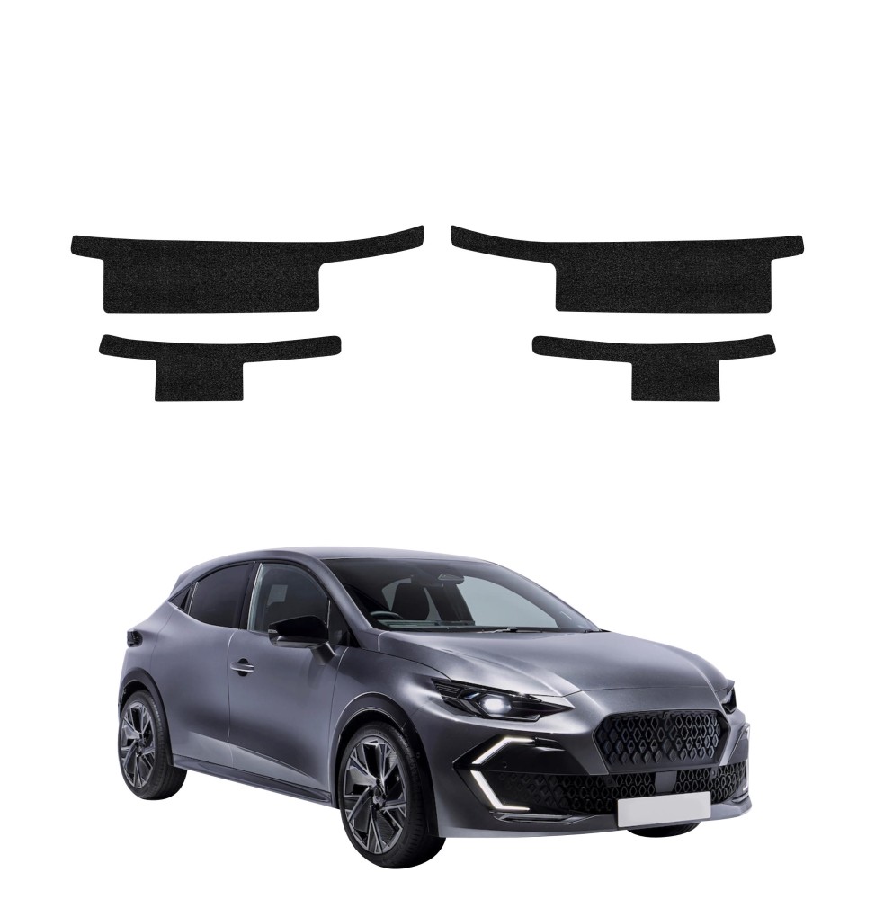 Powłoka techniczna na progi do Renault Clio 6 (2026) GRIZZ 4w1 HeavyDuty Czarna